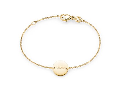 Armband Leo Petite in Gelbgold